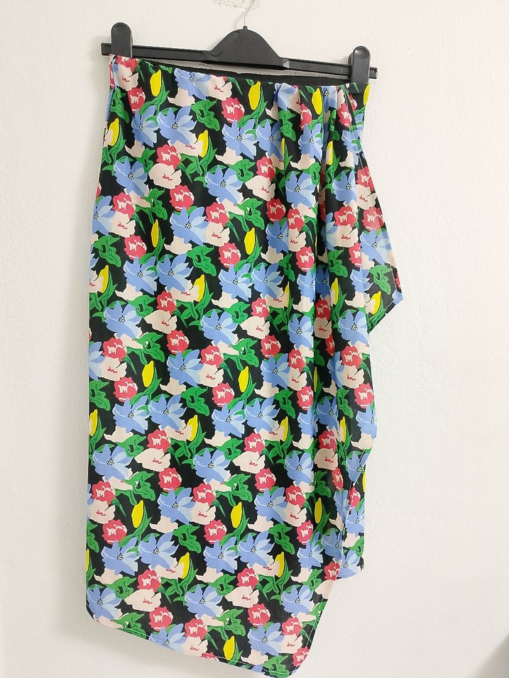Çiçek Desenli Uzun etek - Görsel 2