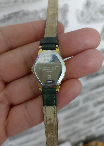 Beden Minimalist Kadın Saat, Kemerli, Haki Renk