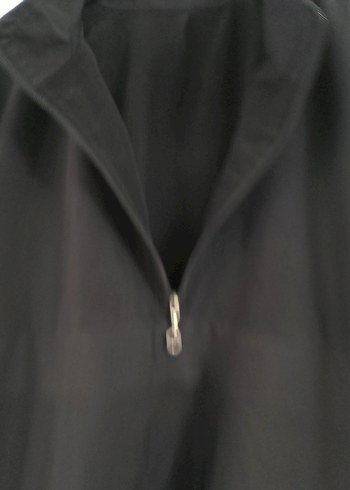 Erkek Siyah Fermuarlı Rüzgarlık - Görsel 5