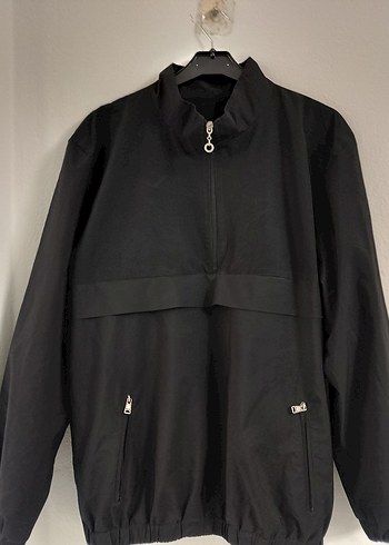 Erkek Siyah Fermuarlı Rüzgarlık - Görsel 2