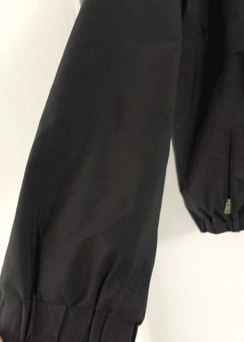 Erkek Siyah Fermuarlı Rüzgarlık - Görsel 7