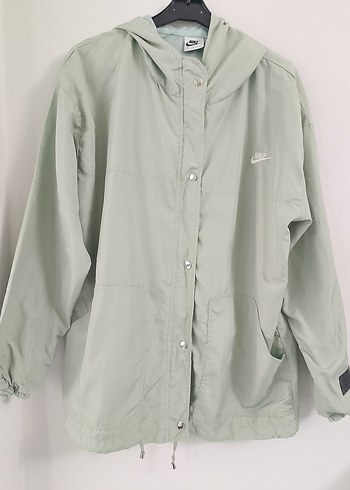 Erkek Düğmeli Kapüşonlu Gri Rüzgarlık - Görsel 2