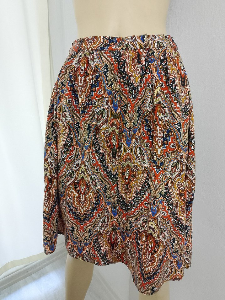 Bohem Desenli Uzun Hamile Etek - Görsel 5