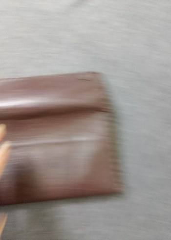 Deri Kadın Cüzdanı, çit citli Kahverengi - Görsel 4