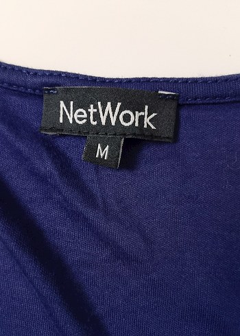 Lacivert V Yaka Kısa Kollu Kadın Bluz - Görsel 9