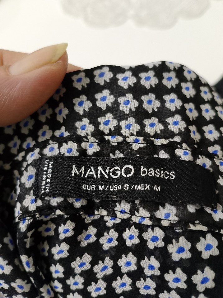 Gri Desenli Düğmeli Kolsuz Gömlek - Görsel 4