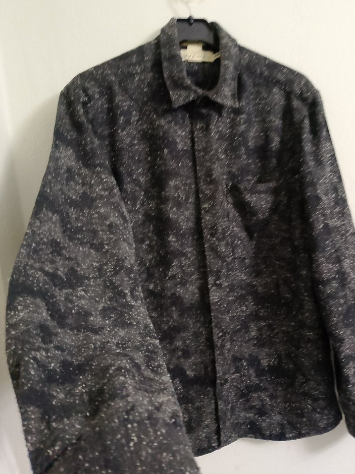 Gri Düğmeli Erkek Uzun Kollu Gömlek - Görsel 4