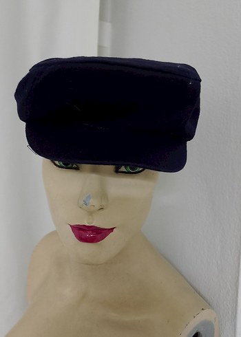 Mor Gotik Parisli Kadın Şapka - Görsel 3