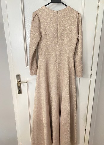Armine Tesettür kaftan kumaş abiye 38