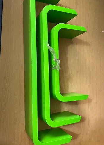 Renkli Yeşil Çocuk Rafı Seti - Görsel 2