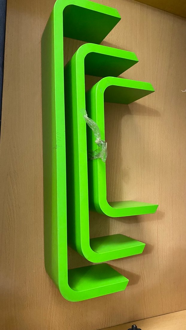 Renkli Yeşil Çocuk Rafı Seti - Görsel 2