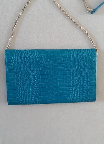  Beden mavi Renk Massimo Dutti sıfır çanta