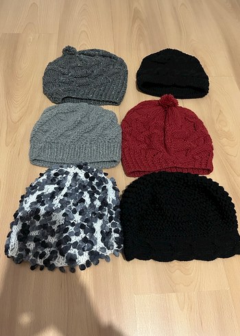 Kadın Gri Örgü Bere - Görsel 4