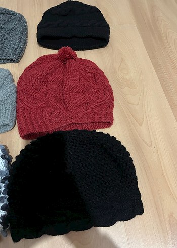 Kadın Gri Örgü Bere - Görsel 2