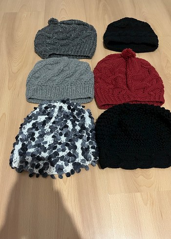 Kadın Gri Örgü Bere - Görsel 3