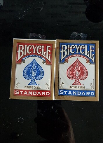  Beden Renk Bicycle standart playing card mavi ve kırmızı 2li