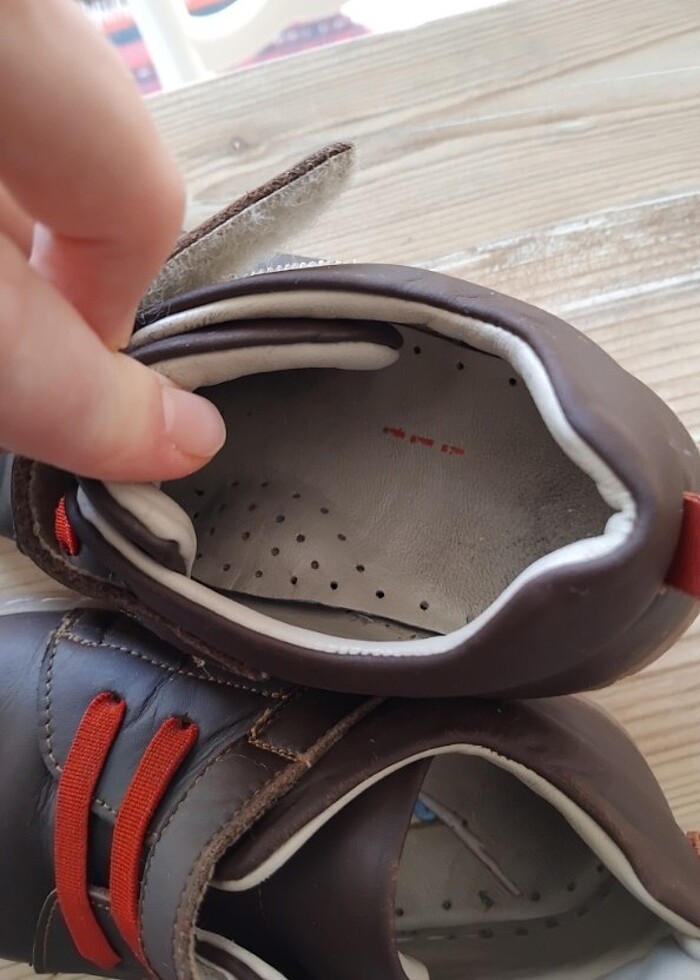 Deri cocuk ayakkabı  - Görsel 3