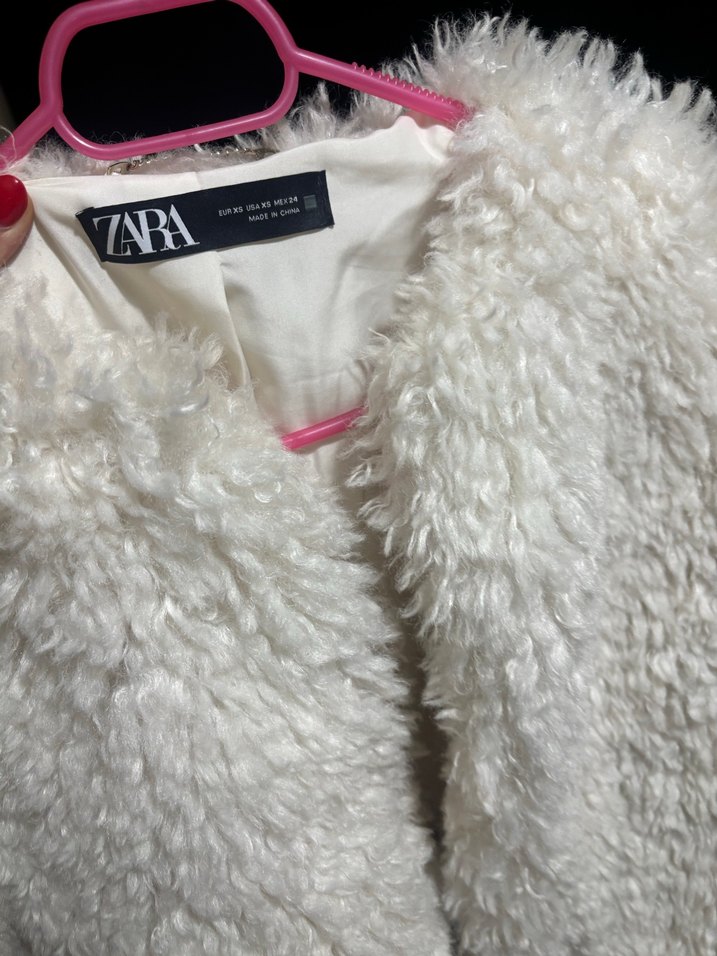 Beyaz Kürklü Kadın Kışlık Mont - Görsel 3