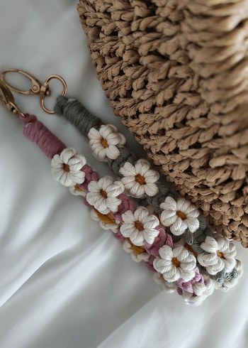 Papatya anahtarlik - Görsel 2