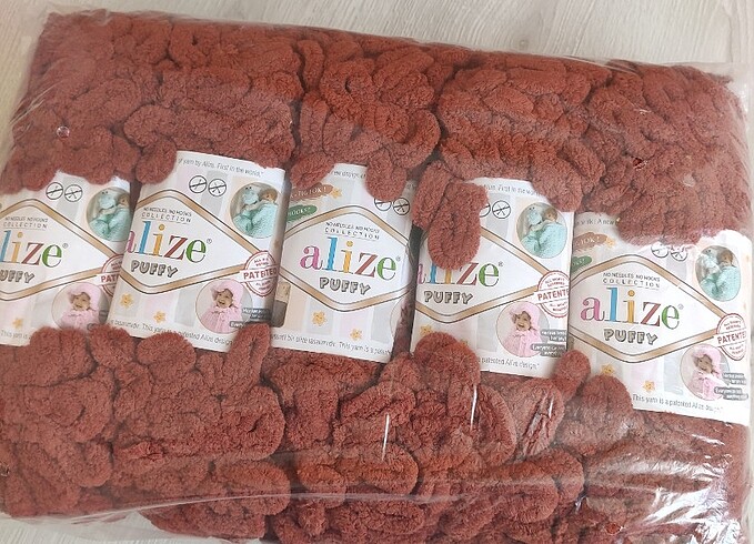 Alize Puffy 5 adet 579 Tarçın 