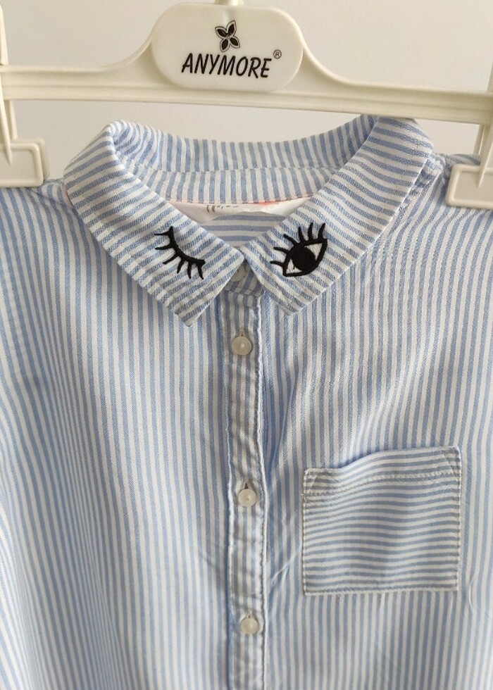 Kız çocuk gömlek  - Görsel 2