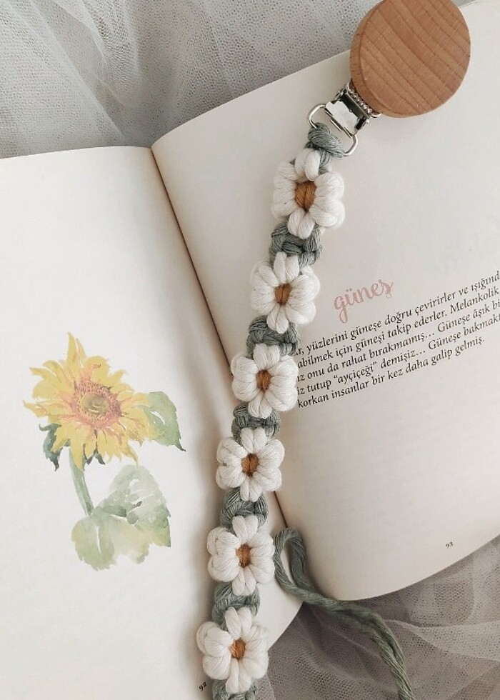 Makrome emzik askısı  - Görsel 2