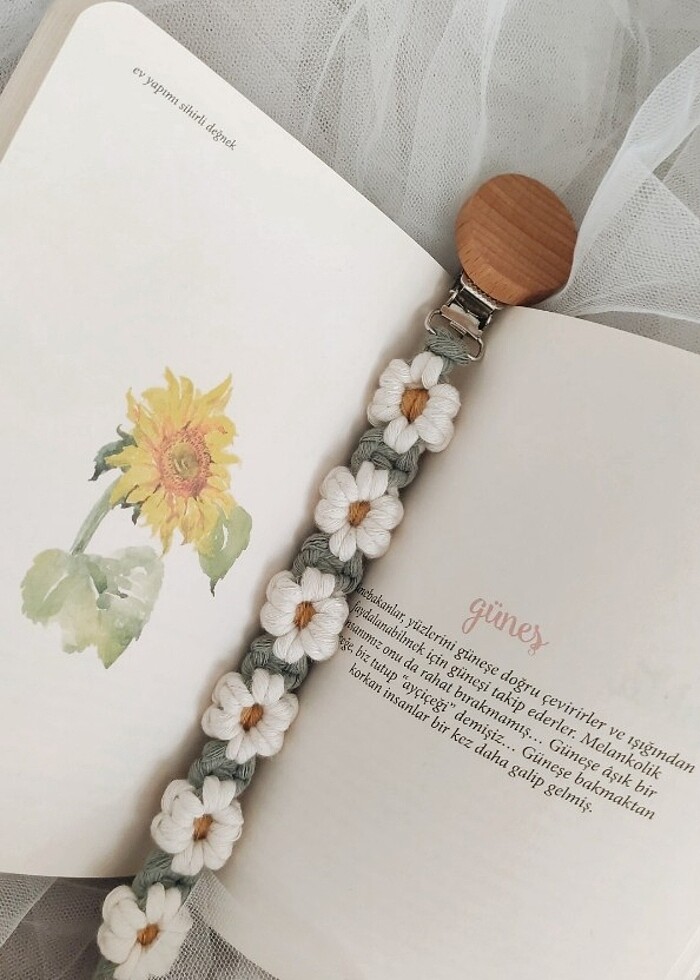 Makrome emzik askısı  - Görsel 3