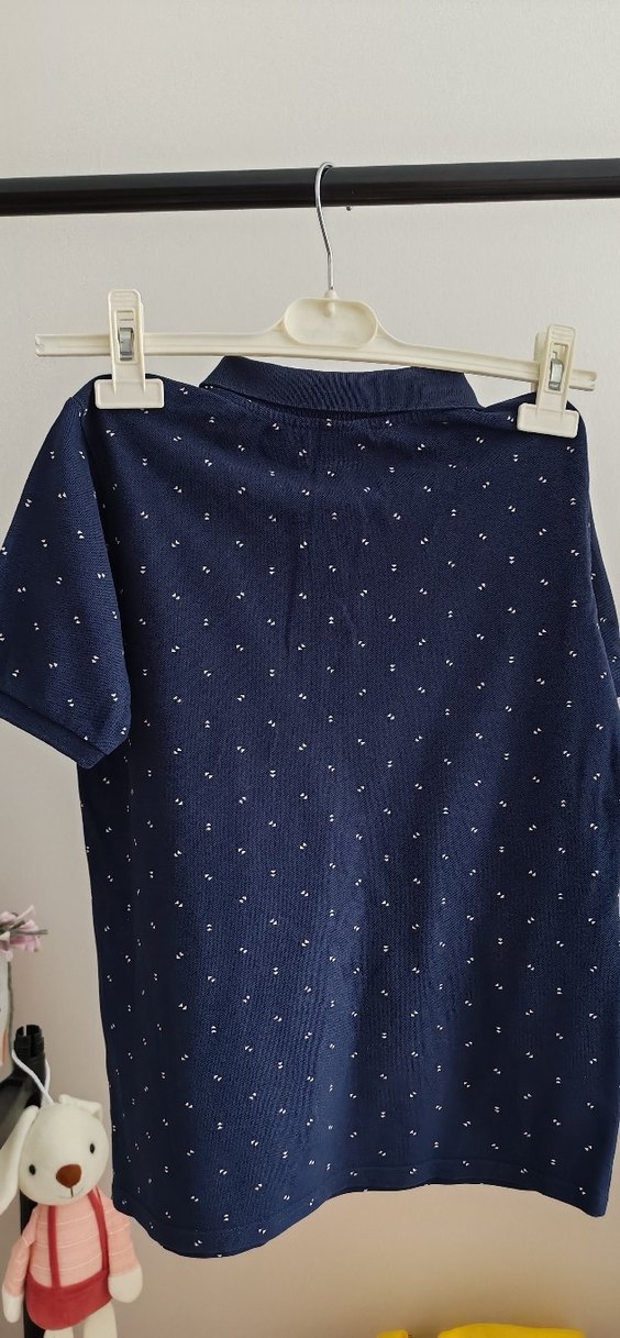 Lacivert Kısa Kollu Erkek Polo Tişört - Görsel 4