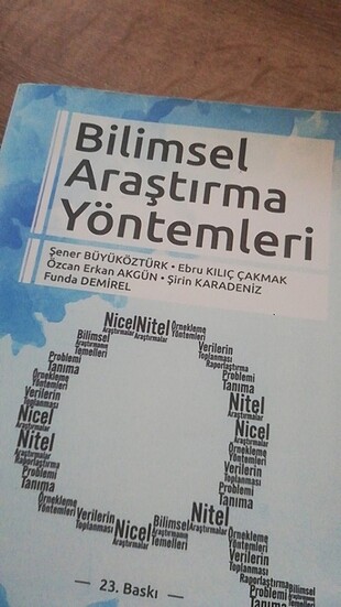 Bilimsel araştırma yöntemleri kitap