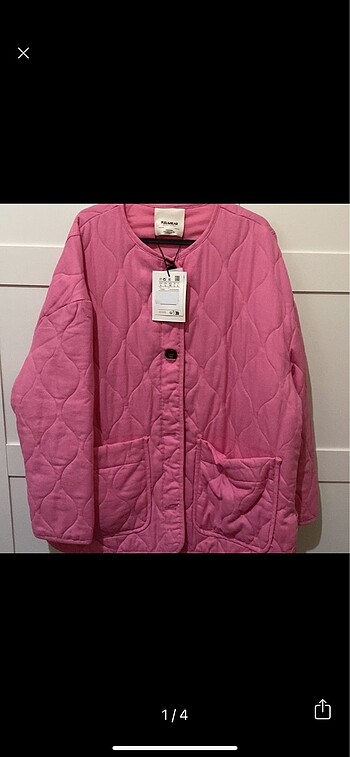 Pull and bear pembe ceket