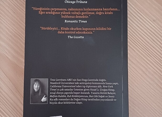  Beden Cerrah tess gerritsen 