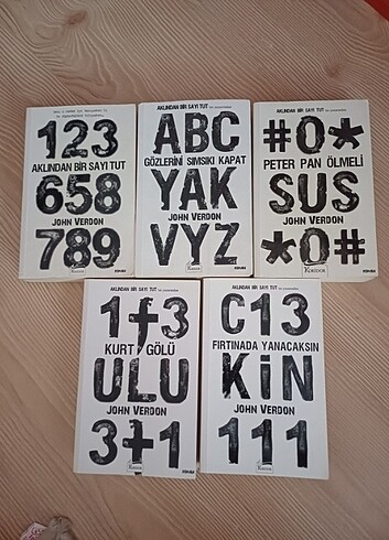 Aklından bir sayı tut serisi john verdon 