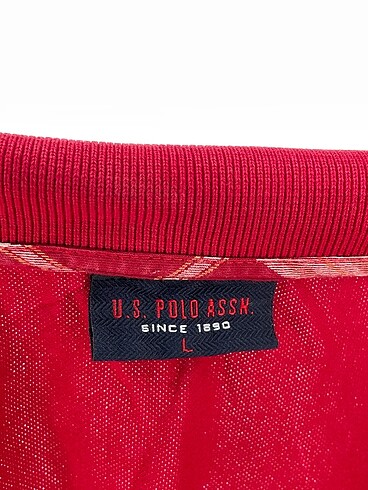 l Beden kırmızı Renk U.S Polo Assn. T-shirt %70 İndirimli.