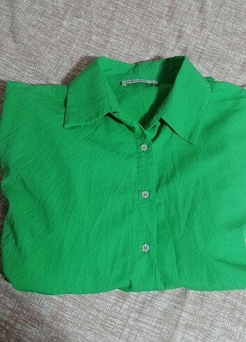 Yeşil gömlek lcw uzun kollu