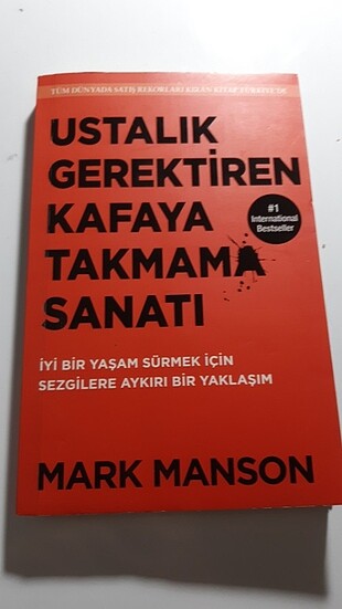 Mark Manson Ustalık gerektiren kafaya takmama sanatı 