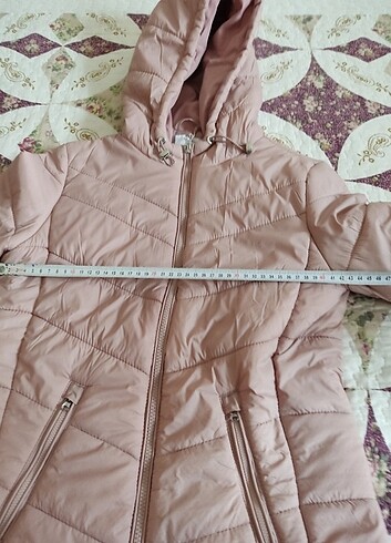 Kadın pembe mont