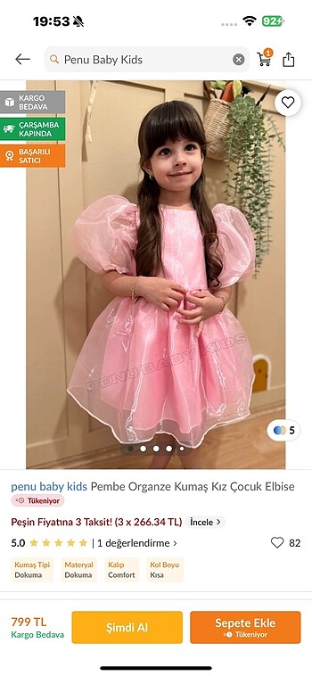 Özel gün elbise