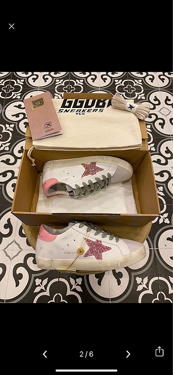 Golden Goose Deluxe Golden goose pembe