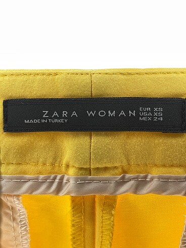xs Beden sarı Renk Zara Düz Kesim %70 İndirimli.