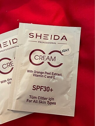 Diğer Sheida cc cream 30 faktör