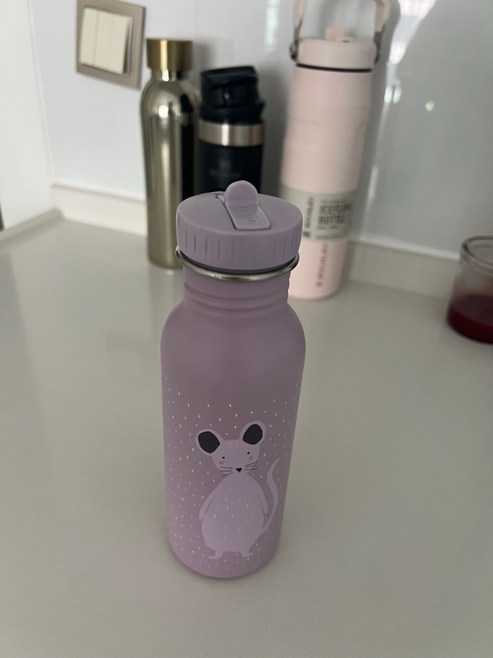 Trixie Mrs. Mouse 500 ml Mor Bebek Su Şişesi - Görsel 3