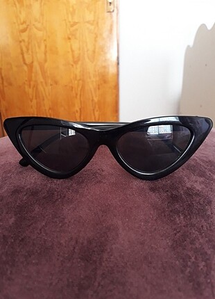  Beden siyah Renk siyah retro cat eye gözlük 