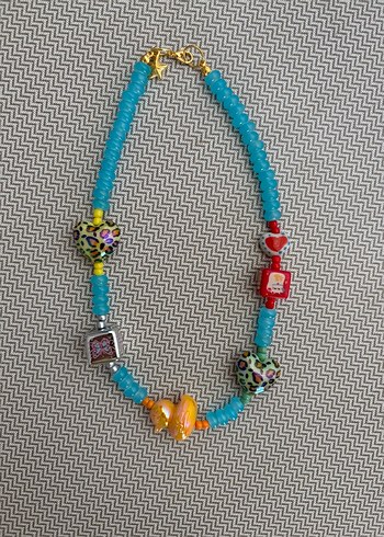 Accessorize Renkli Boncuklu Bohem Midi Kolye