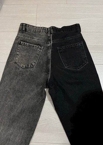 Çift renk Street Style Kadın Denim Pantolon - Görsel 2