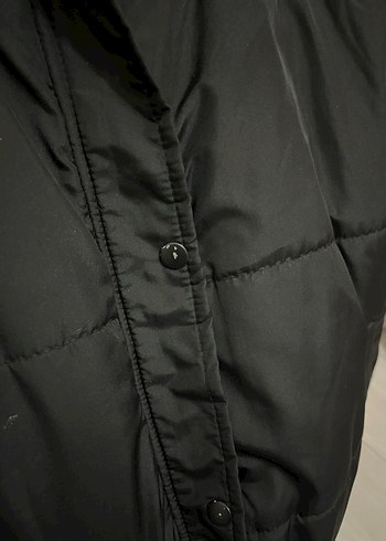 Siyah Kadın Kışlık Kapitone Mont - Görsel 3