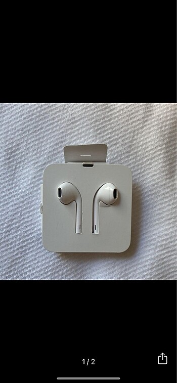 Orijinal kutu çıkış apple kulaklık