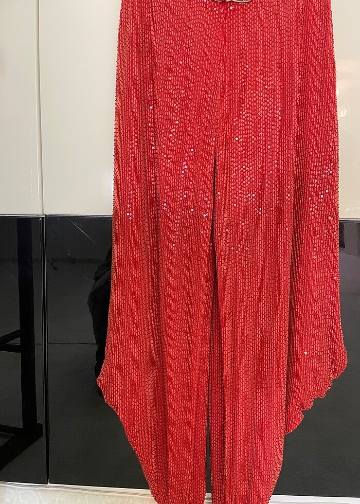 İŞLEMELİ (BONCUK/PUL) ŞALVAR - Görsel 4