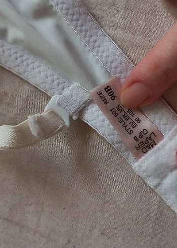 laper Beyaz sütyen - Görsel 4