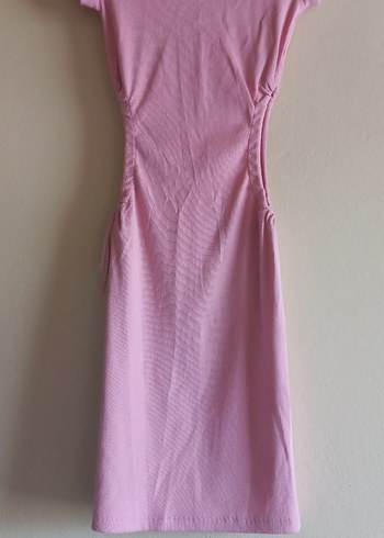 Pembe renk Kadın Elbise - Görsel 8