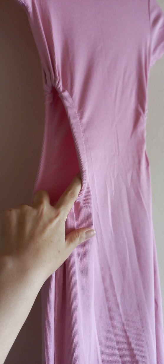 Pembe renk Kadın Elbise - Görsel 3